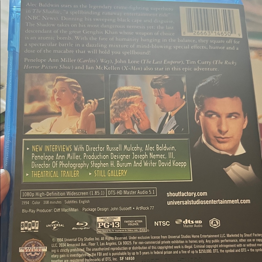 #1156+ The Shadow Collector's Edition Blu-ray - Picture 3 of 7